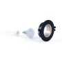 Kit Collerette spot encastrable Ø90mm (noir/champagne) + Ampoule GU10 5,4W + Douille