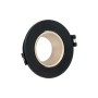 Kit Collerette spot encastrable Ø90mm (noir/champagne) + Ampoule GU10 5,4W + Douille