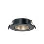 Kit Collerette spot encastrable Ø90mm (noir/champagne) + Ampoule GU10 5,4W + Douille