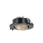 Kit Collerette spot encastrable Ø90mm (noir/champagne) + Ampoule GU10 5,4W + Douille