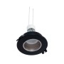 Kit Collerette spot encastrable Ø90mm (noir/champagne) + Ampoule GU10 5,4W + Douille