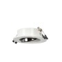 Kit Collerette spot encastrable Ø90mm (blanc/gris) + Ampoule GU10 5,4W + Douille