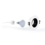 Kit Collerette spot encastrable Ø90mm (blanc/noir) + Ampoule GU10 5,4W + Douille
