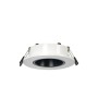 Kit Collerette spot encastrable Ø90mm (blanc/noir) + Ampoule GU10 5,4W + Douille