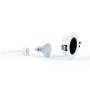 Kit Collerette spot encastrable Ø90mm (blanc/noir) + Ampoule GU10 5,4W + Douille