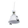 Kit Collerette spot encastrable Ø93mm (blanc) + Ampoule GU10 5,4W + Douille