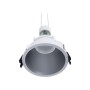 Kit Collerette spot encastrable Ø93mm (argent) + Ampoule GU10 5,4W + Douille