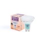 KIT Spot encastrable fixe Ø82mm (noir) + Ampoule GU10 5,4W + Douille