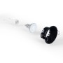 KIT Spot encastrable fixe Ø82mm (noir) + Ampoule GU10 5,4W + Douille