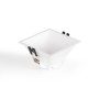 Collerette spot encastrable carrée - Faible UGR - Découpe 85 x 85mm