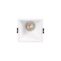 Collerette spot encastrable carrée - Faible UGR - Découpe 85 x 85mm
