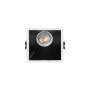 Collerette spot encastrable carrée - Faible UGR - Découpe 85 x 85mm