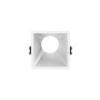 Collerette spot encastrable carrée - Faible UGR - Découpe 85 x 85mm