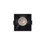 Collerette spot encastrable carrée - Faible UGR - Découpe 75 x 75 mm