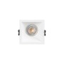Collerette spot encastrable carrée - Faible UGR - Découpe 75 x 75 mm