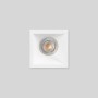 Collerette spot encastrable carrée - Faible UGR - Découpe 75 x 75 mm