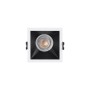Collerette spot encastrable carrée - Faible UGR - Découpe 75 x 75 mm