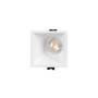 Collerette spot encastrable carrée asymétrique - Faible UGR - Découpe 85 x 85mm
