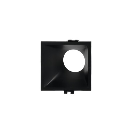 Collerette spot encastrable carrée asymétrique - Faible UGR - Découpe 85 x 85mm