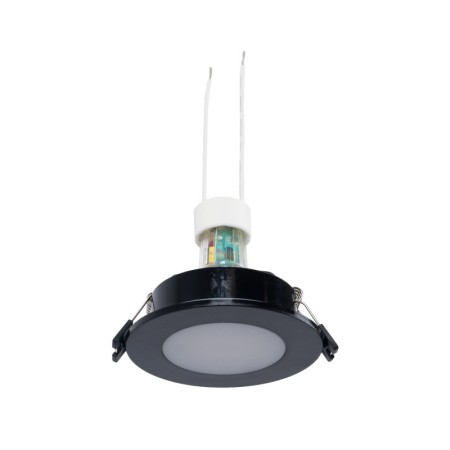 KIT Anneau encastré étanche Ø90mm + Ampoule GU10 5,4W + Support d'ampoule