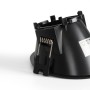 Collerette spot encastrable ronde asymétrique - Faible UGR - Découpe Ø85mm