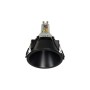Collerette spot encastrable ronde asymétrique - Faible UGR - Découpe Ø85mm