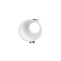 Collerette spot encastrable ronde asymétrique - Faible UGR - Découpe Ø85mm