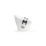 Collerette spot encastrable ronde asymétrique - Faible UGR - Découpe Ø85mm