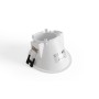 Collerette spot encastrable ronde asymétrique - Faible UGR - Découpe Ø85mm