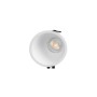 Collerette spot encastrable ronde asymétrique - Faible UGR - Découpe Ø85mm