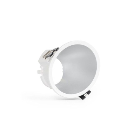 Collerette spot encastrable ronde asymétrique - Faible UGR - Découpe Ø85mm