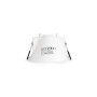 Collerette spot encastrable ronde asymétrique - Faible UGR - Découpe Ø85mm