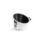 Collerette spot encastrable ronde asymétrique - Faible UGR - Découpe Ø85mm