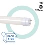 PACK x 25 - Tube LED T8 - 18W - 120cm - 1850lm - 1 connexion d'extrémité