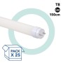PACK x 25 - Tube LED T8 - 22W - 150cm - 2280lm - 1 connexion d'extrémité