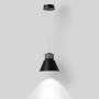 Suspension LED à usage commercial 36W - Blanc neutre 4300K - IRC95 - Driver KeGu - Noir