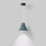 Suspension LED à usage commercial 36W - Blanc neutre 4300K - IRC95 - Driver KeGu - Gris