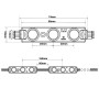 Modules LED RGBW pour enseignes lumineuses - 0,96W - 12V - IP65