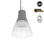 Suspension LED commerciale CCT réglable sur 2 températures de 3000-4000ºK - (25W / 40W / 60W / 80W) - UGR19 - Driver Lifud