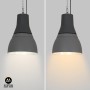 Suspension LED commerciale CCT réglable sur 2 températures de 3000-4000ºK - (25W / 40W / 60W / 80W) - UGR19 - Driver Lifud 0-10V