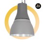 Suspension LED commerciale CCT réglable sur 2 températures de 3000-4000ºK - (25W / 40W / 60W / 80W) - UGR19 - Driver Lifud 0-10V