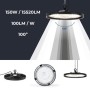 Suspension LED industrielle 150W - 100lm/W - IP65 - 5 ans de garantie
