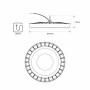Suspension LED industrielle 150W - 100lm/W - IP65 - 5 ans de garantie