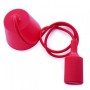 Support de Lampe E27 Câble - Rosette Orange