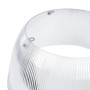 Diffuseur en polycarbonate pour suspension industrielle LED B8155-150W BL - B8150-150 BL - Angle 90°