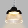 Diffuseur en polycarbonate pour suspension industrielle LED B8155-150W BL - B8150-150 BL - Angle 90°