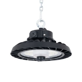 Supension LED UFO industrielle 150W - CCT réglable sur 3 températures différentes de 3000-5000ºK - 170lm/W - Driver LIFUD - IP65
