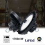 Supension LED UFO industrielle 150W - CCT réglable sur 3 températures différentes de 3000-5000ºK - 170lm/W - Driver LIFUD - IP65
