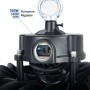 Supension LED UFO industrielle 150W - CCT réglable sur 3 températures différentes de 3000-5000ºK - 170lm/W - Driver LIFUD - IP65