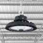 Supension LED UFO industrielle 150W - CCT réglable sur 3 températures différentes de 3000-5000ºK - 170lm/W - Driver LIFUD - IP65